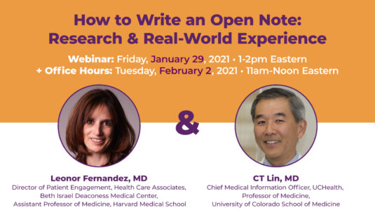 How to Write an Open Note: Research & Real-World Experience: Webinar & Office Hours