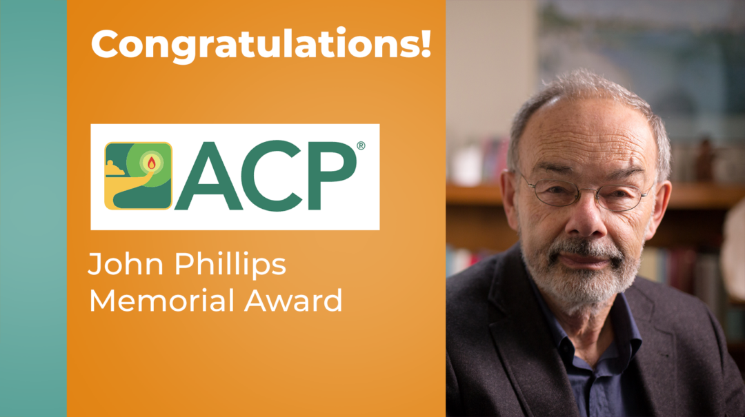 Tom Delbanco, MD, MACP, to receive national award from the American College of Physicians